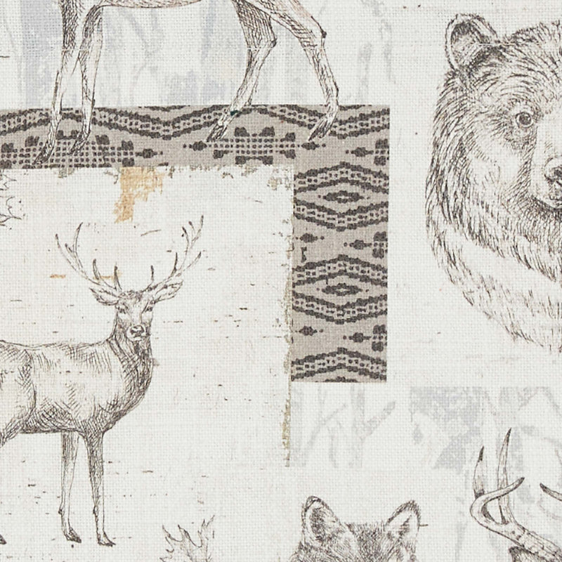 Millwood Pines Wild And Beautiful Table Runner - 36''L - Gray, 36" x 13"
