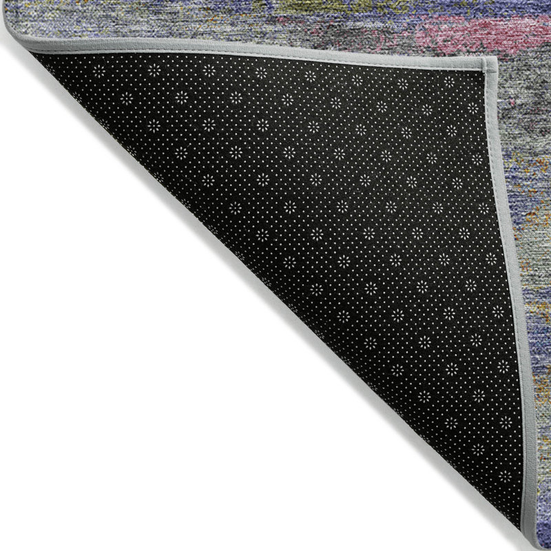 Tapis rectangulaire Aleighna avec envers antidérapant, Rectangle 1 pi 8 po x 2 pi 6 po