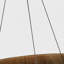 Sean Lavin Noa Large LED Ring Chandelier in Bronze with Washed Black Sea Grass shade-717365086-717365087-717365080