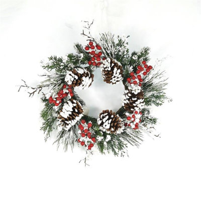 Friedlinde Faux Plastic 20'' Wreath