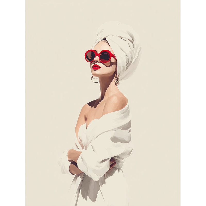 Art moderne sur toile tendue Modern Grace, H 40 po x l 30 po