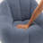 Compression 39"W Soft Teddy Fabric Tufted Memory Sponge Foam Filled Bean Bag Chair-1680958978