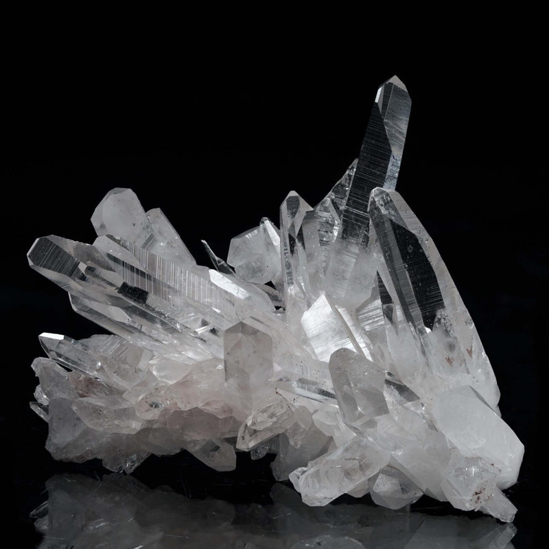 Clear Quartz with Pink Dumortierite Inclusions - 266g