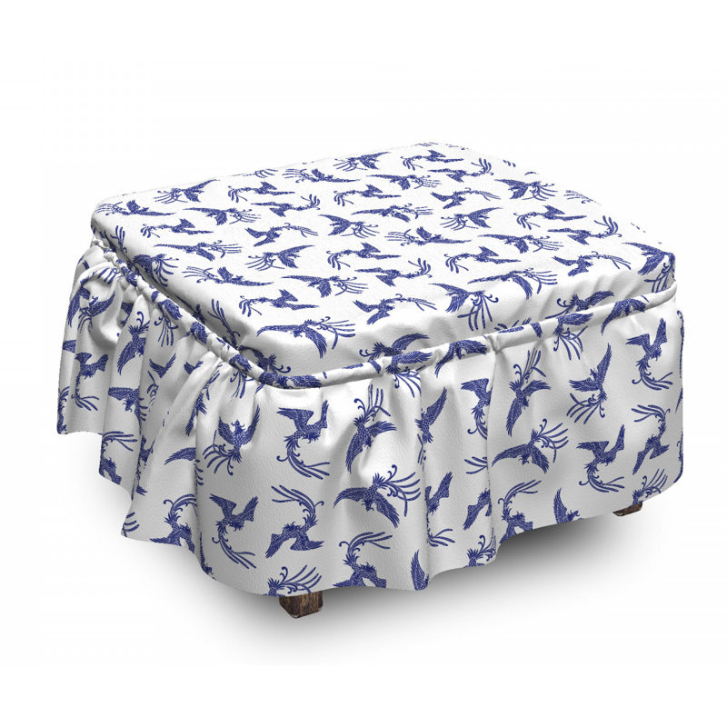 Housse pour repose-pieds motif de rénaissance