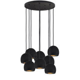8 - Light Dimmable Dome Chandelier
