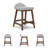 Munana Upholstered Counter Stool with Solid Wood Frame-87749361