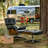 Swivel Accent Chair With Ottoman Lounge Chair-2022710063