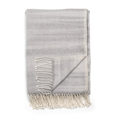 Cashmere Wool Throw Hand Woven Throw Blanket