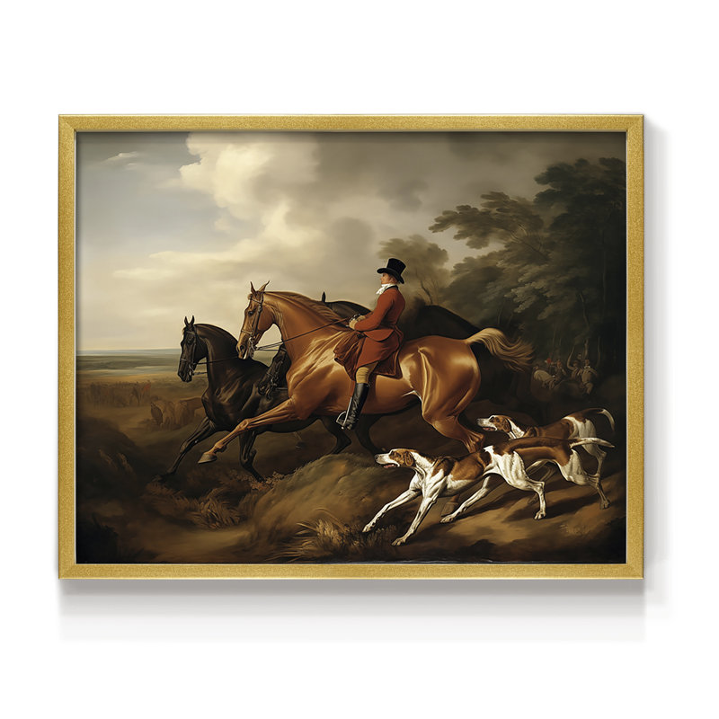 Faune - Lxxviii - Reproduction encadrée - Restickable, H 8 po x l 10 po, Or