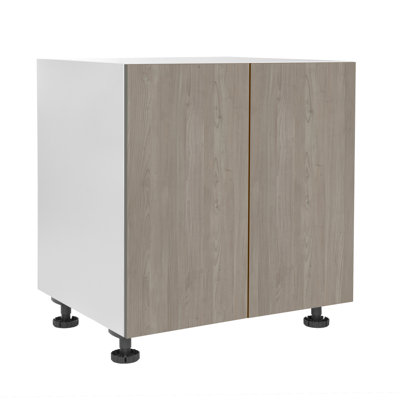 Quick Assemble Modern Style, Carbon Marine and Grey Nordic Base Kitchen Cabinet, 2 Door