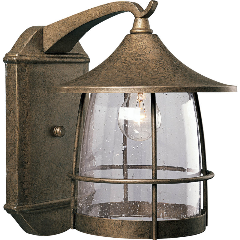 Rawson Wall Light, Burnished Chestnut, 14" H x 10" W X 13" D