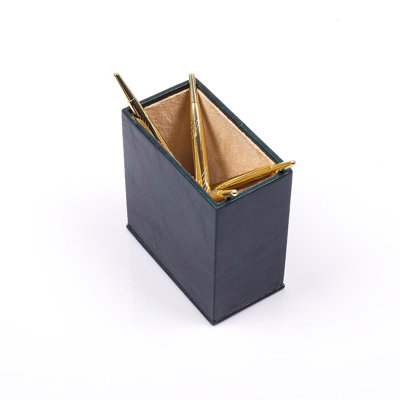 Michelet Leather / Faux Leather Desk Organiser Set