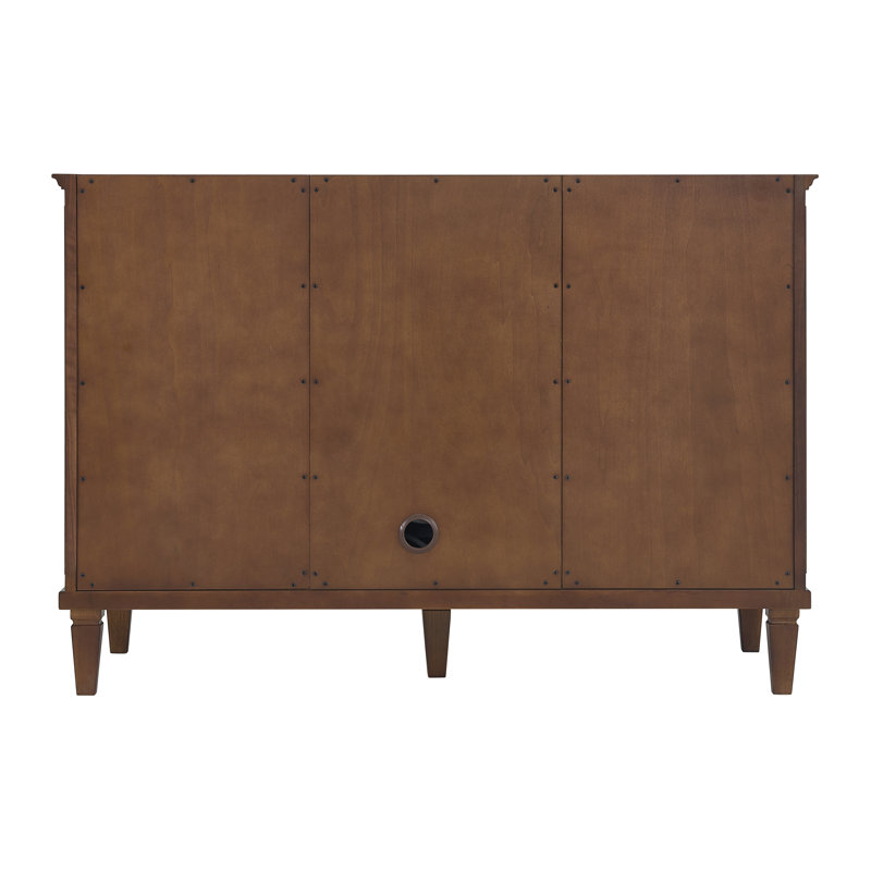 Lorelai 48'' W Single Vanity, Mid-Century Walnut, Eternal Jasmine Pearl