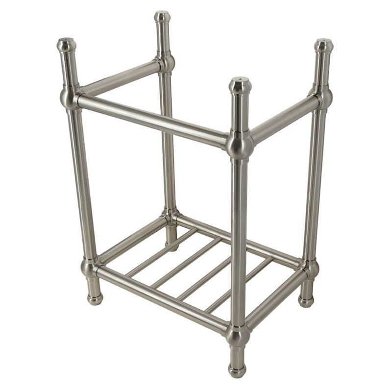 Kingston Brass Franklin Brass Console Sink Legs, Brushed Nickel