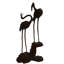 Bronze Pair of Flamingos Fountain