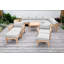 Monterey Outdoor Teak Conversation Set-811188836-847976551