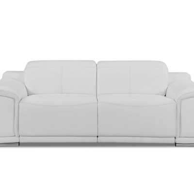 Canapé luxueux inclinable en cuir italien Global United