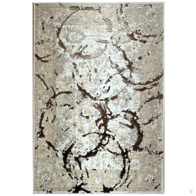 Tapis à motif abstrait Penina, Rectangulaire 2 pi x 3 pi