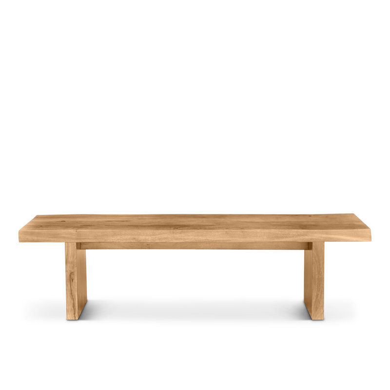 Brooks Bench, Teak, 18" H x 102" W x 15" D