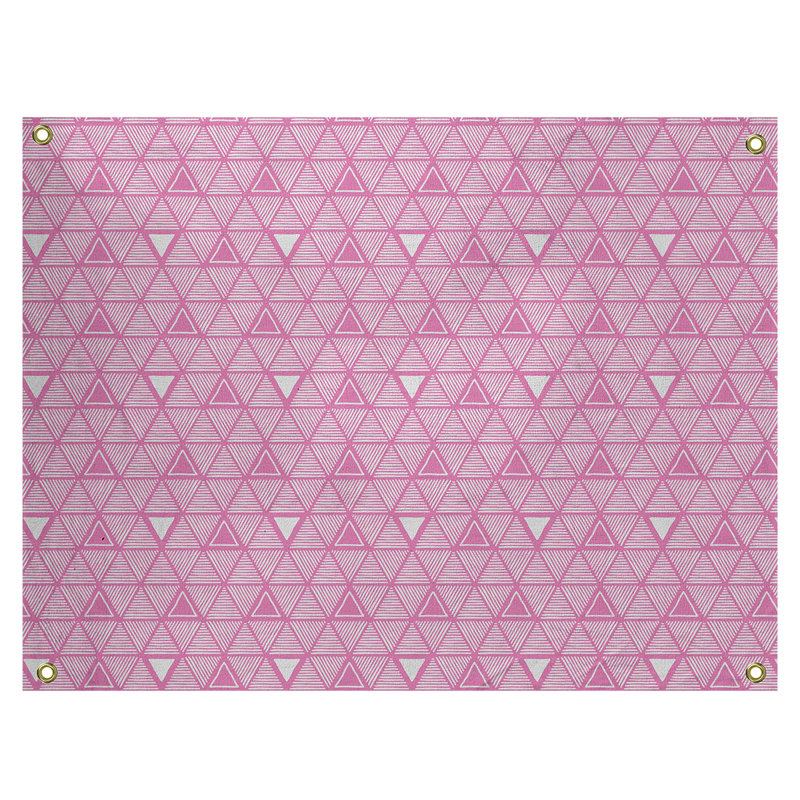 Tapisserie, H 26 po x l 36 po, Rose