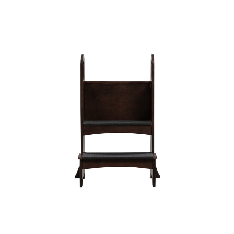 Cyenna Kids Step Stool Tabourets de cuisine pour enfants, Espresso