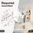 38"w X 24" H Wall Mounted Bathroom Medicine Cabinet With Horizontal Oval Mirror & 2 Doors Storage, White-1487808555