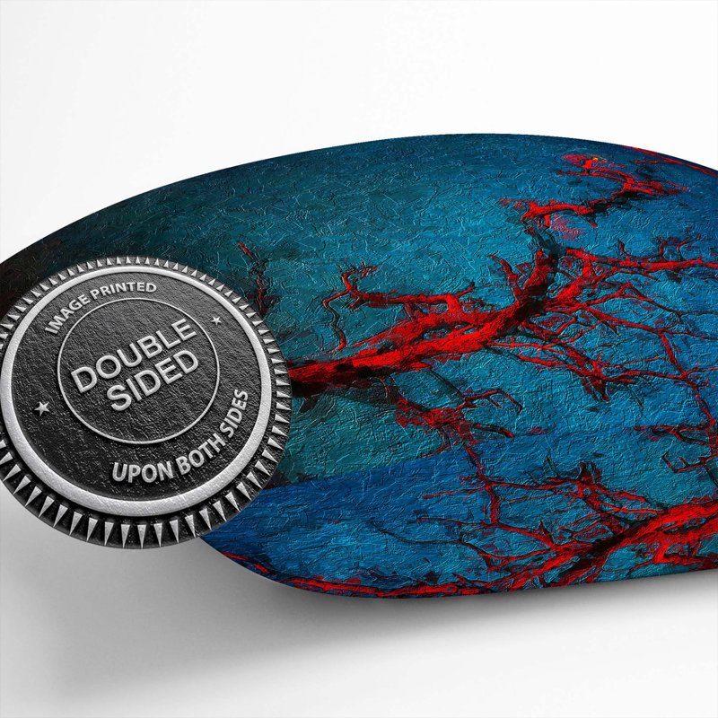 Abstract Square Throw Cushion, 55cm H x 55cm W x 20cm D