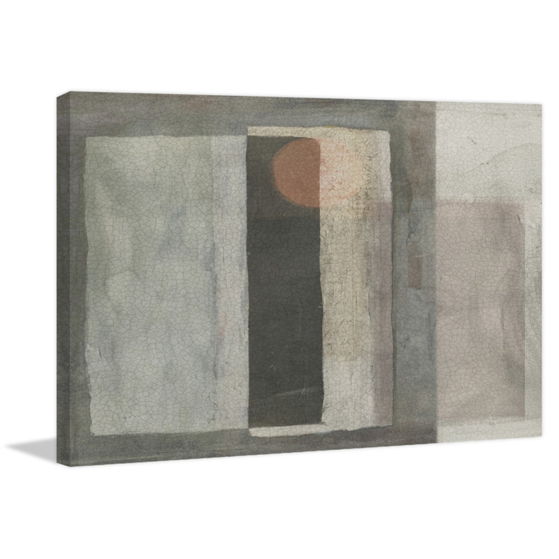 " Partial Eclipse IV " Painting Print, 8" H x 12" W x 0.1" D