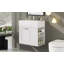 Meuble-lavabo de 21,8 po avec lavabo, armoire flottante murale, grand tiroir, tablette réglable, porte-papier hygiénique, système de fermeture en douceur-1258516770