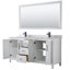 Ensemble de meuble-lavabo double 72 "avec miroir Daria-97900761-97900763-97900767
