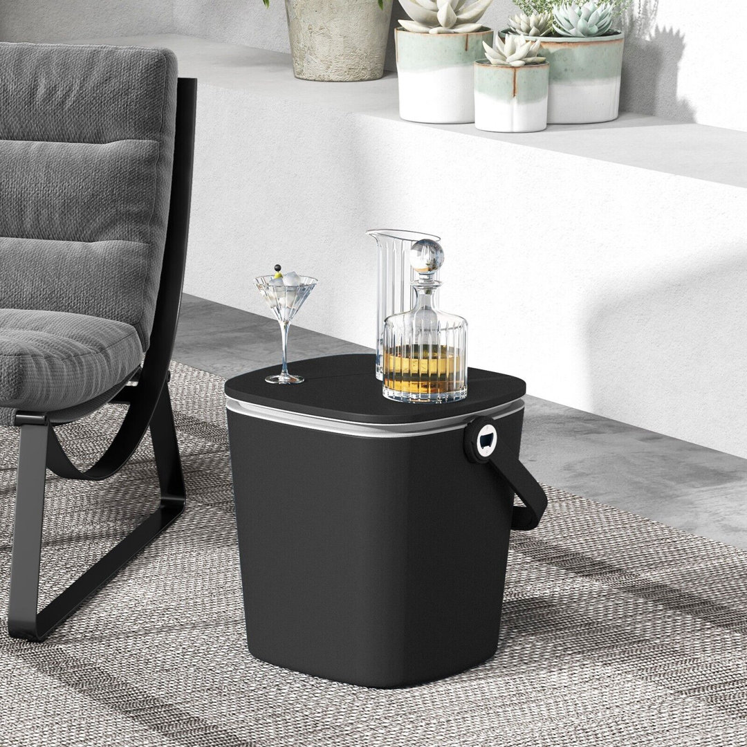 Baljinder Rectangular Extendable Outdoor Side Table , 35cm cm W 13.38cm cm D