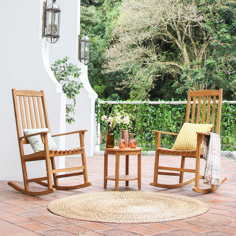 Yosemite 2 - Person Teak Outdoor Seating Group