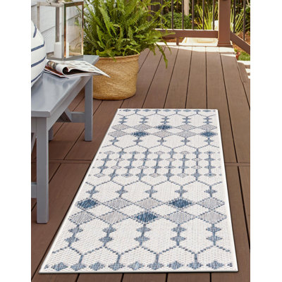 Tapis d'extérieur Preen blanc cassé