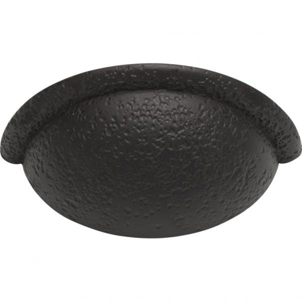 Aged Bronze Rustic Industrial Cup Pull with Mounting Hardware