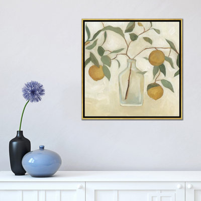 «Greenery Still Life I» par Emma Scarvey - impression d'art graphique