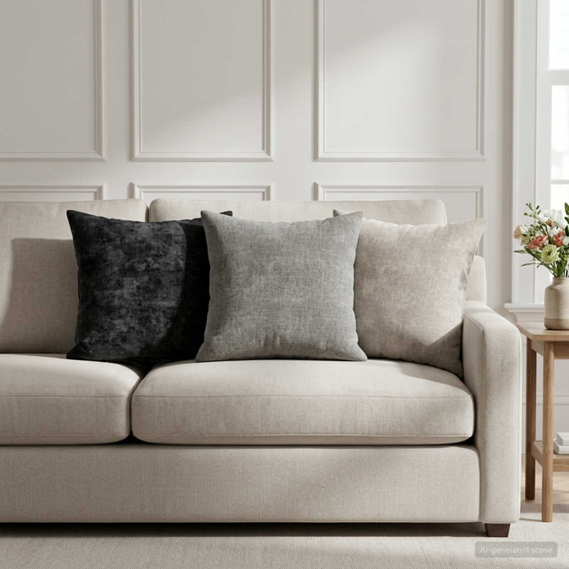Anthracite Cushion Cover, Square 30cm