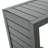 CAPE CORAL ALU C-SHAPED TABLE
