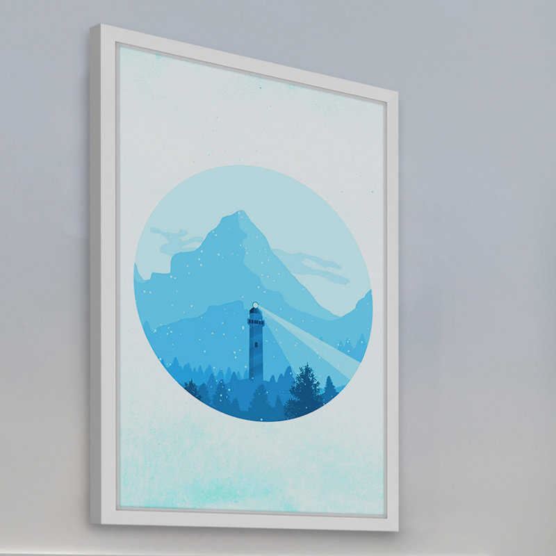 Single Picture Frame Painting, 91cm H x 61cm W x 3.81cm D