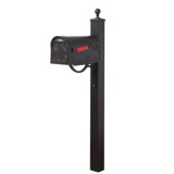 Hummingbird Curbside Locking Mailbox with Post Included