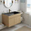 Meuble-lavabo mural 28 po