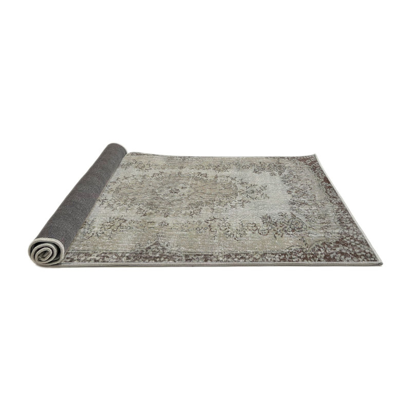 Tapis bleu/noir traditionnel Pembina, Rond 3 pi