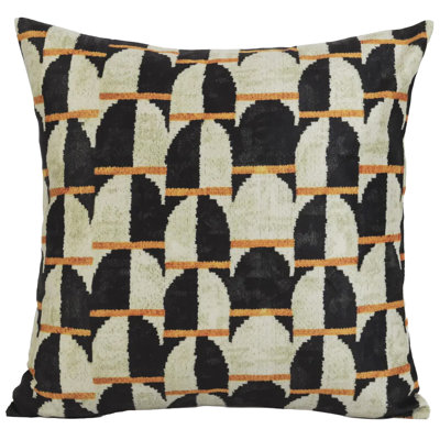 Monochrome Viscose Pillow Cover And Insert