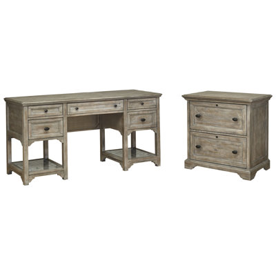 Desk With Lateral File