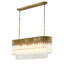 Lustre ovale moderne en cristal 12 lumières-638413014
