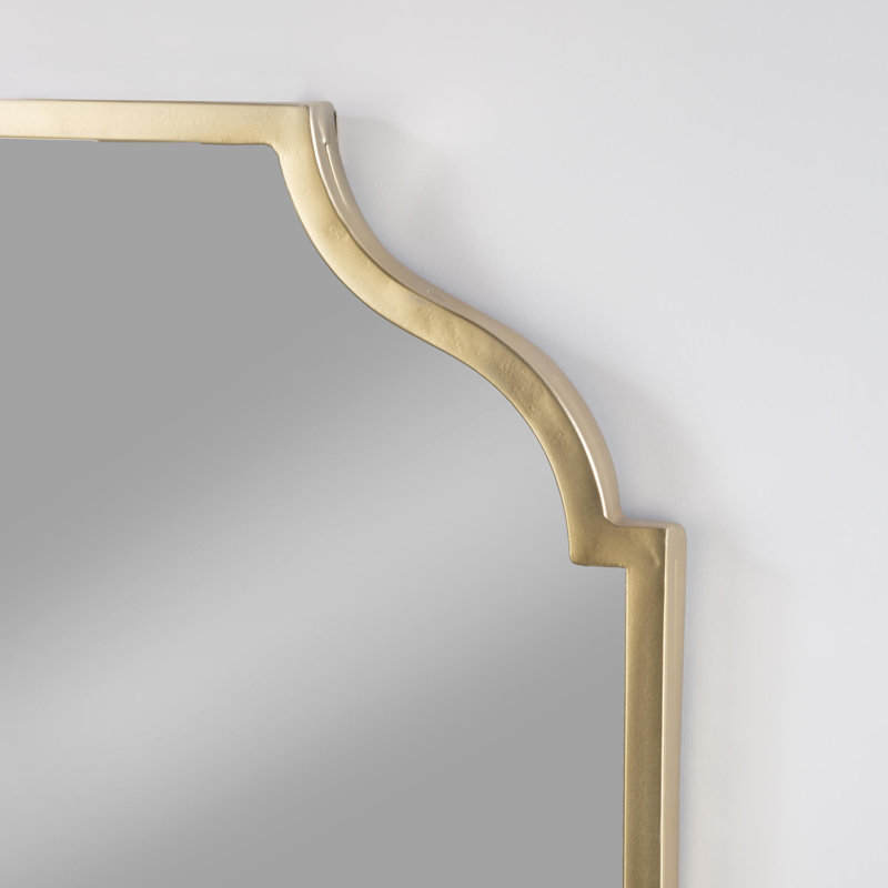 Kanari Iron Scalloped Wall Mirror