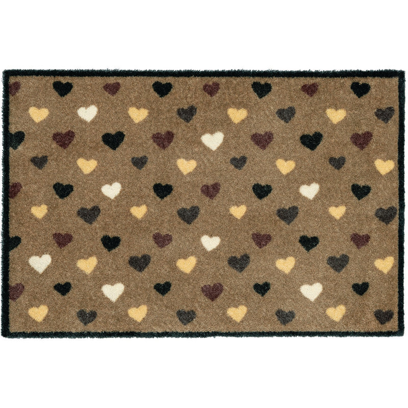 Aiofe Non-Slip Indoor Doormat, 0.8cm H x 50cm W x 75cm L