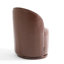 PU Leather Barrel Swivel Armless Dining Chair-282501240
