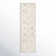Elverta Medallion Machine Washable Runner Rug for Living Room Bedroom Dining Room Entryway Hallway Kitchen, Beige/Ivory
