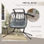 Adao Rattan Double Swing Chair