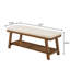 Banc en bois classique avec rangement pour chaussures-132102002